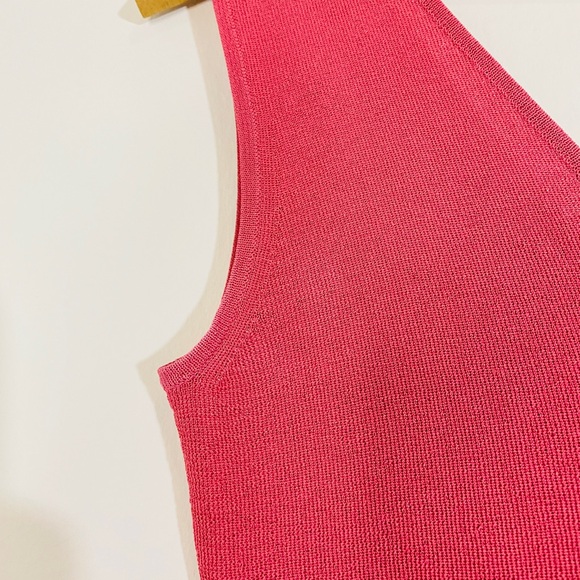 Vintage | Pink Acetate Sleeveless Top - Picture 3 of 3